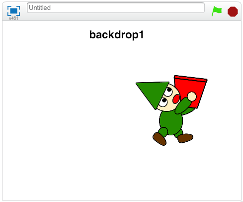 背景1になったときの実行結果
