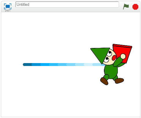 ペンの濃さを10ずつ変える